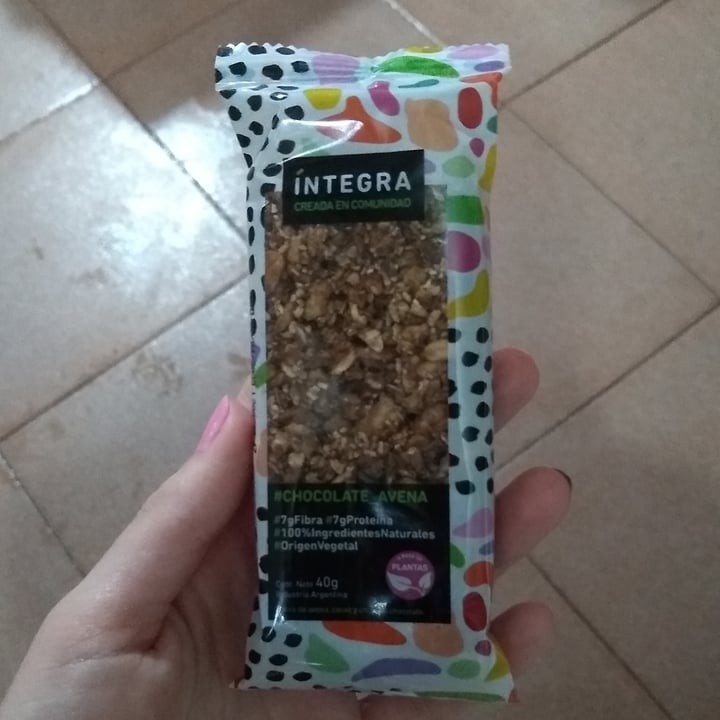 photo of Integra Barra de Avena Y Chocolate shared by @seaveg on  25 Oct 2022 - review