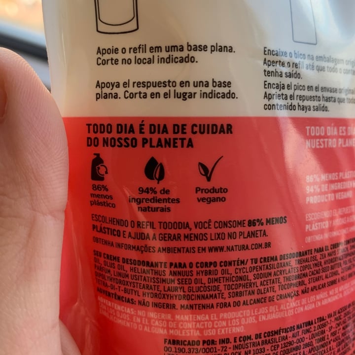 photo of Natura Crema corporal tododía los frutos rojos shared by @zub1 on  25 Jun 2021 - review