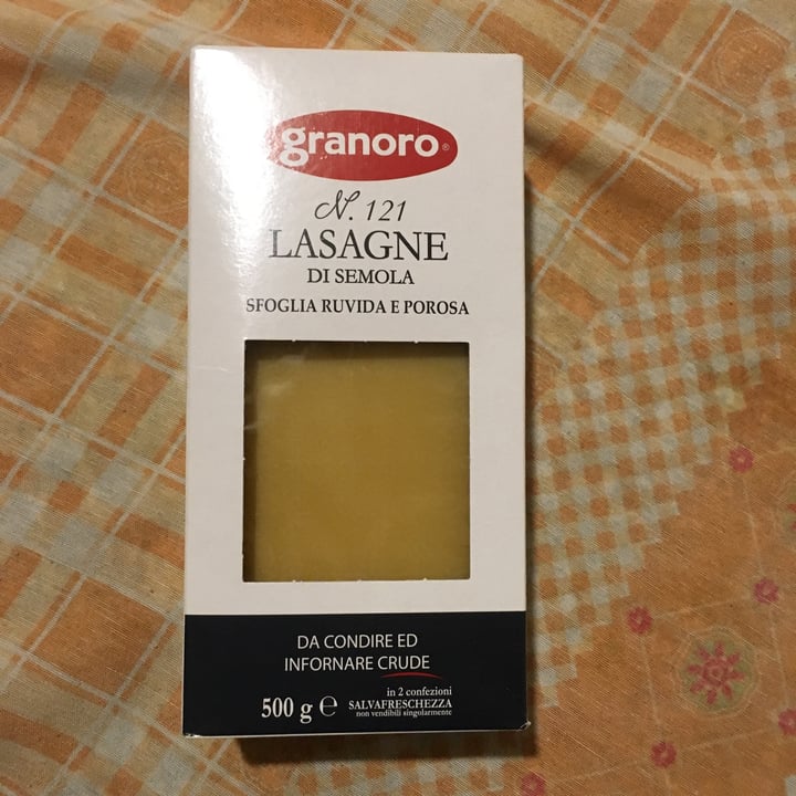 photo of Granoro Lasagne shared by @desireeminasola on  26 Apr 2022 - review
