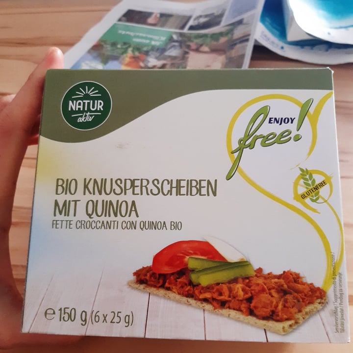 photo of Natur Aktiv Bio Knusperscheiben mit Quinoa shared by @gooseberry on  29 May 2022 - review