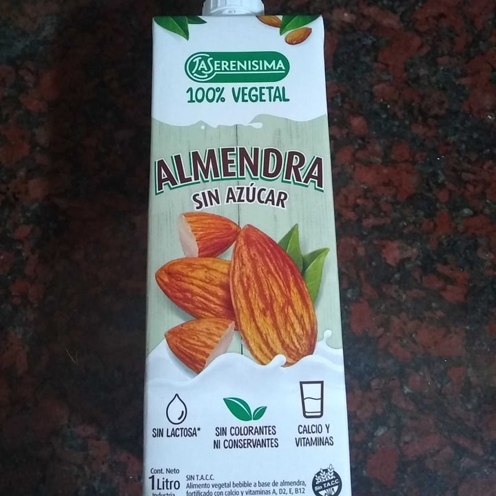 photo of La Serenísima Leche de Almendras Sin Azúcar shared by @mendo811 on  08 Jun 2021 - review