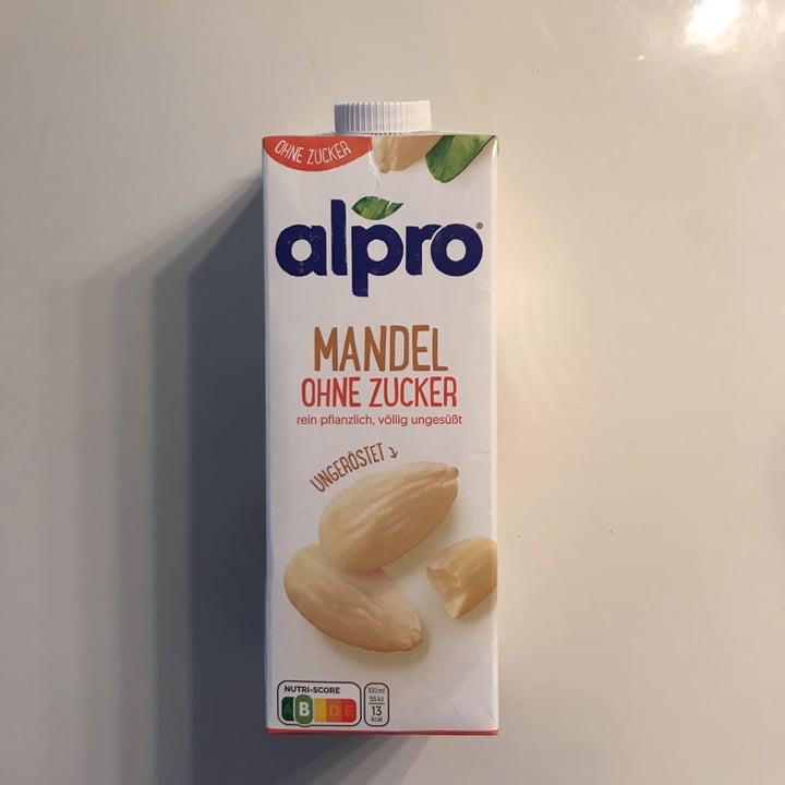 photo of Alpro Mandel Ohne Zucker shared by @hamletslover on  23 Jan 2021 - review