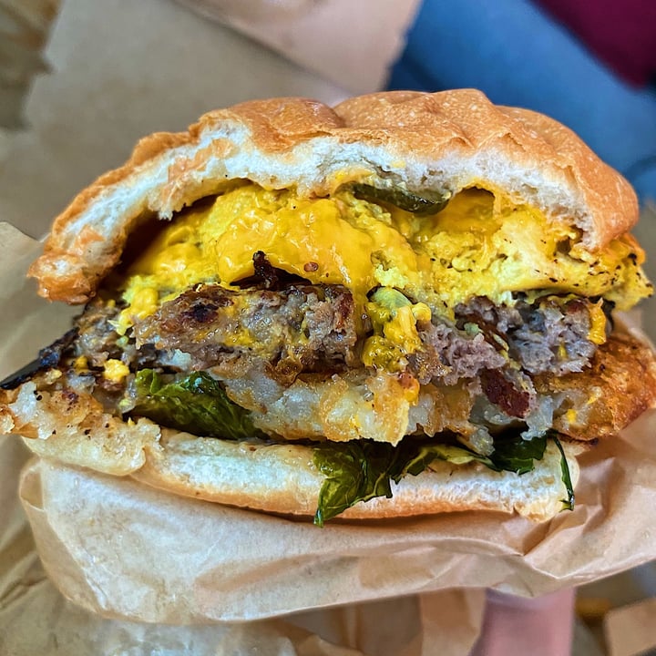 photo of Love Handle  Breakfast Burger shared by @sazzie on  20 May 2020 - review