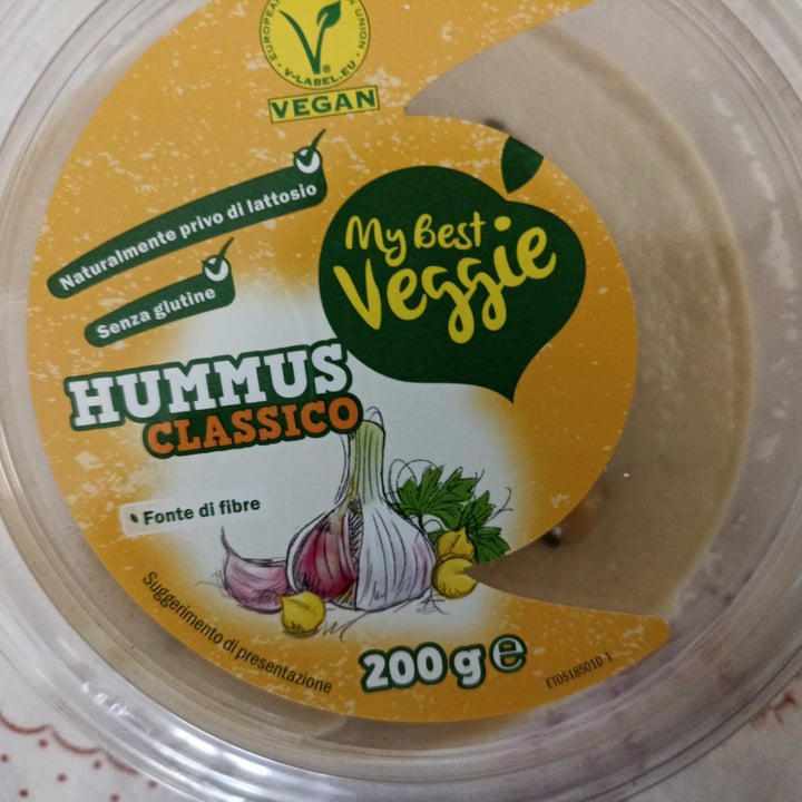 photo of My Best Veggie Hummus classico shared by @memoleg on  10 Mar 2022 - review