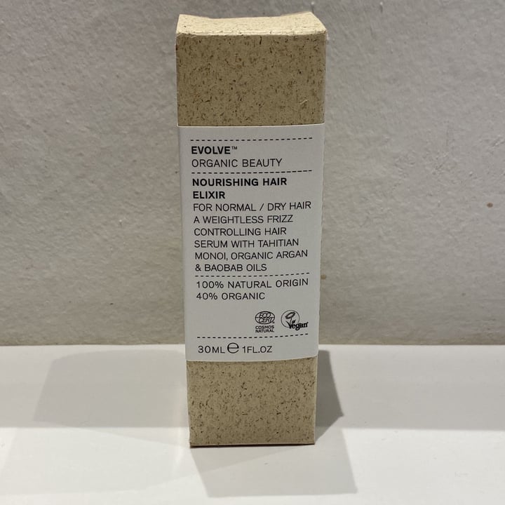 review photo of Evolve Organic Beauty Nourishing hair elixir shared by @serra on 16 Jan 2022 - review