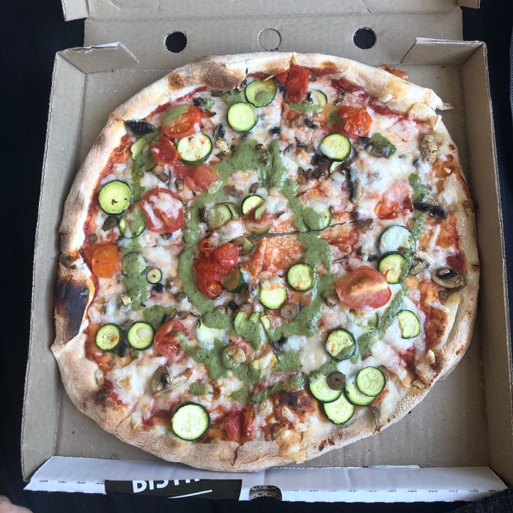 photo of Java Cafe/Bistro Stellenbosch Vegan Pizza shared by @brookballard on  12 Sep 2020 - review