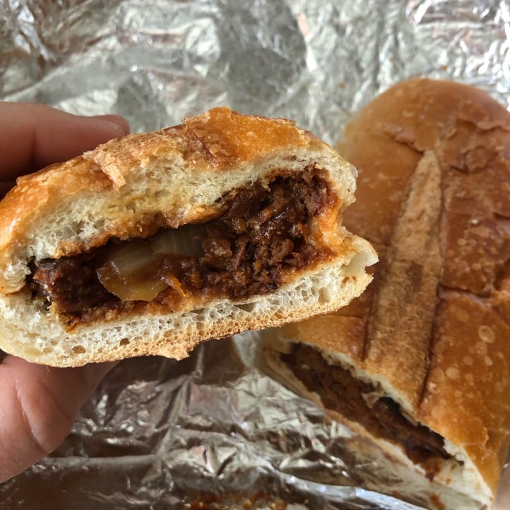 photo of Savory Leaf Cafe BBQ Vibs Sandwich shared by @allycat38 on  15 Mar 2022 - review