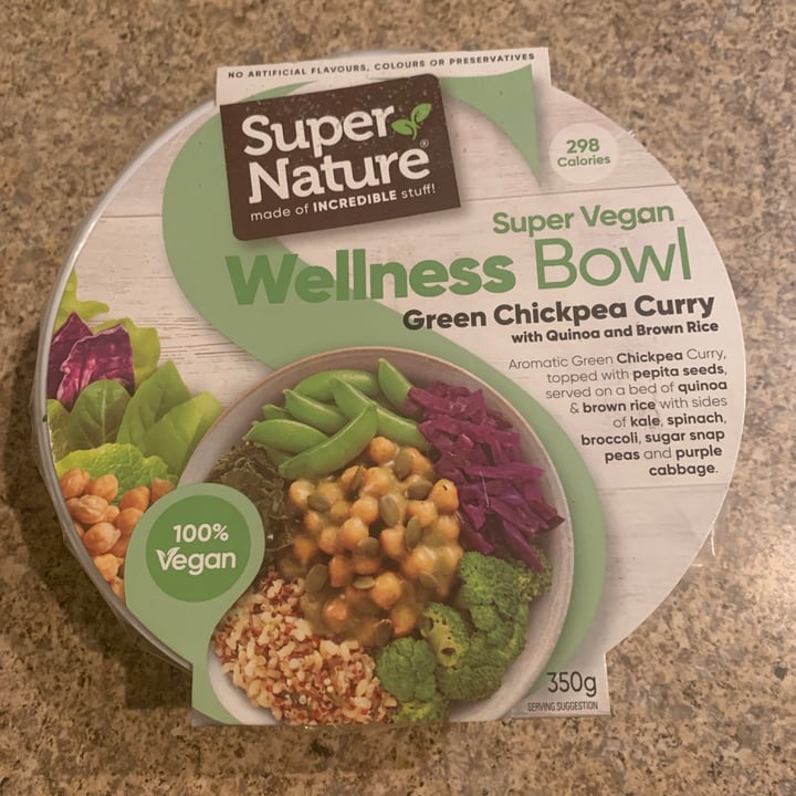 photo of Super Nature Super Green Wellness Bowl Green Curry shared by @spiritualnurse on  28 Jun 2021 - review