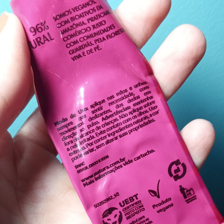 review photo of Natura Crema de manos moça shared by @grazimarchezini on 13 May 2022 - review