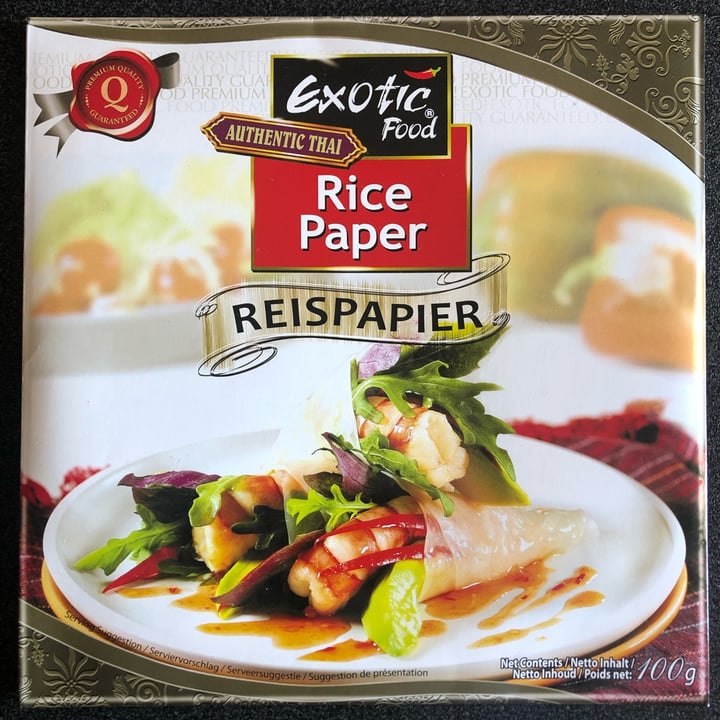 photo of Exotic Food Authentic Thai rice paper shared by @nocemoscata on  26 Mar 2022 - review
