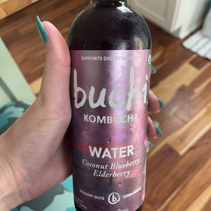 photo of Buchi Water coconut blueberry elderberry kombucha shared by @naturallyally on  14 Jan 2022 - review