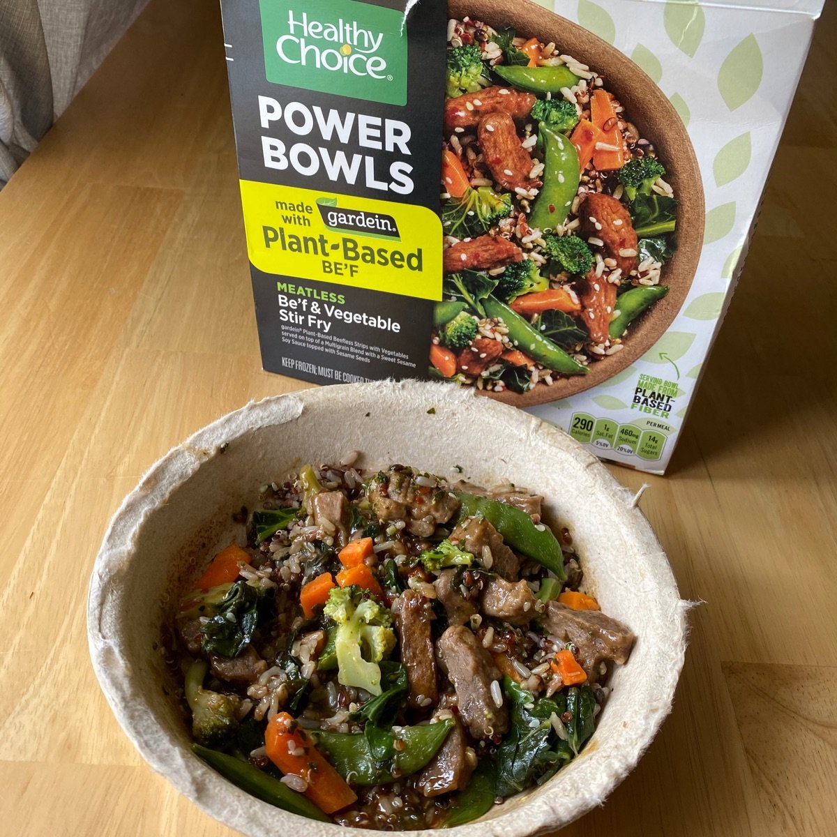 Power Bowls Be'f Vegetable Stir Fry at Healthy Choice Review
