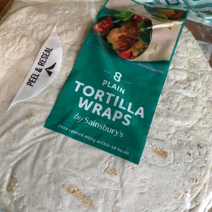 photo of Sainsbury's Tortilla wraps shared by @einsteinmcallister on  04 May 2021 - review