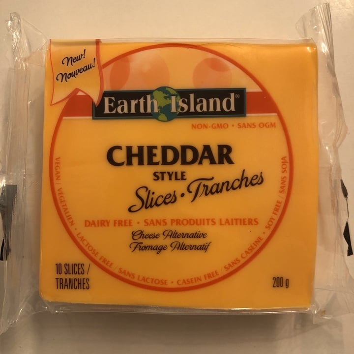 photo of Earth Island Cheddar Style Slices shared by @athenaabraci on  01 Apr 2020 - review