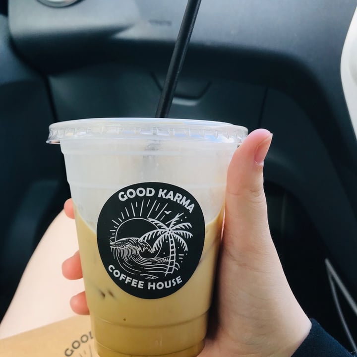 photo of Good Karma Coffee House Iced Biscoff Latte shared by @mollierosepowell on  29 Aug 2020 - review