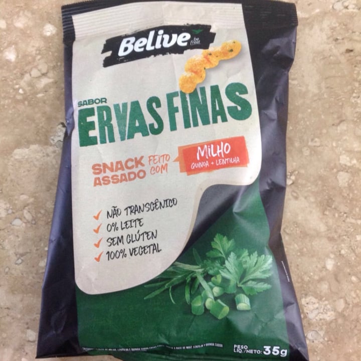 photo of Belive Salgadinho sabor ervas finas shared by @marlenemarques on  27 Jul 2021 - review