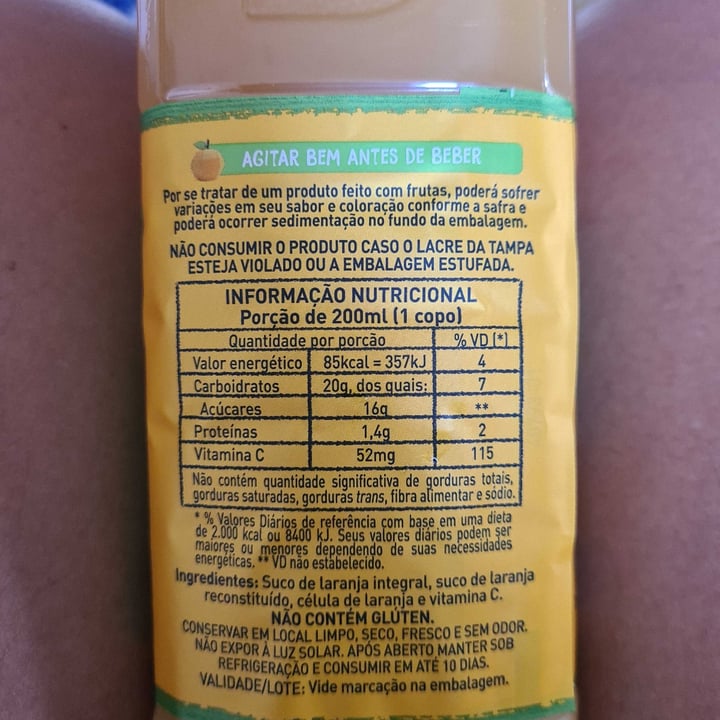 review photo of Natural One Laranja 100% suco shared by @alessandrafleury on 24 Apr 2022 - review
