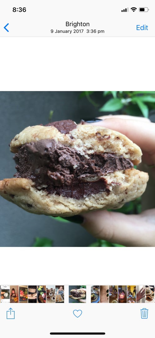 photo of EatPastry Chocolate chip cookie dough shared by @hakamme on  24 Jul 2019 - review