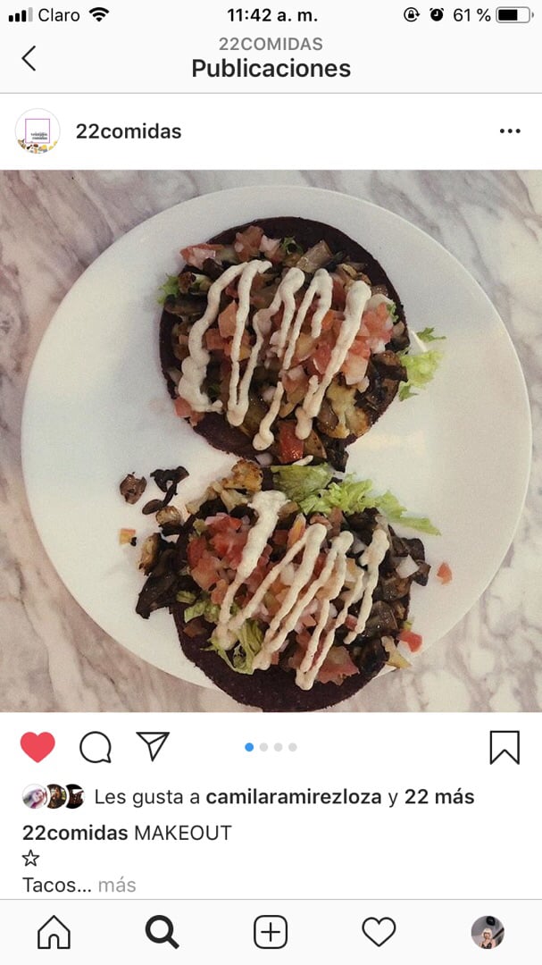 review photo of Makeout Colombia Tacos shared by @silviveg on 26 Aug 2019 - review