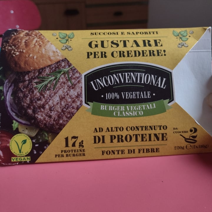 photo of Unconventional Burger Vegetale Classico - Classic Burger shared by @eni on  14 Sep 2022 - review