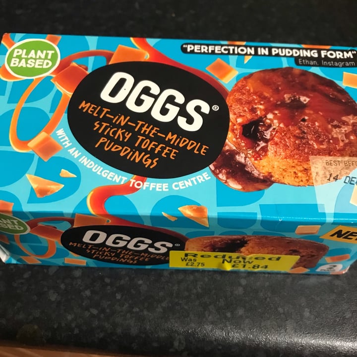 photo of OGGS Melt-in-the-middle Sticky Toffee Puddings shared by @charliejones1 on  22 Dec 2021 - review