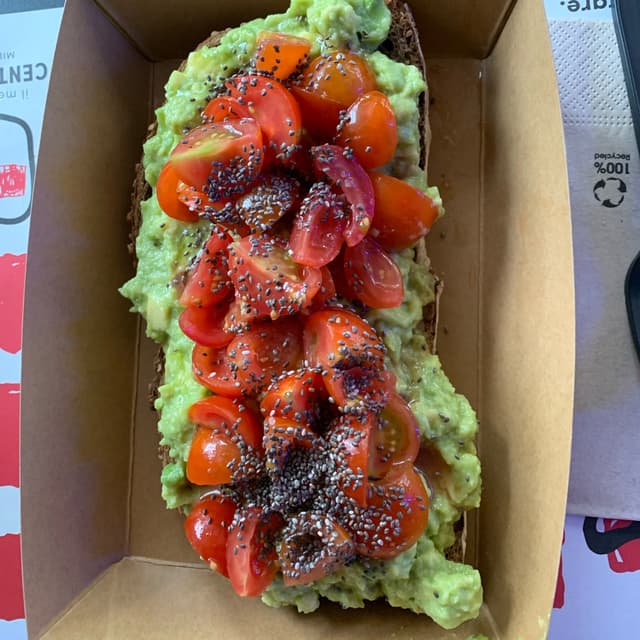 Photo of the dish “avocado toast”