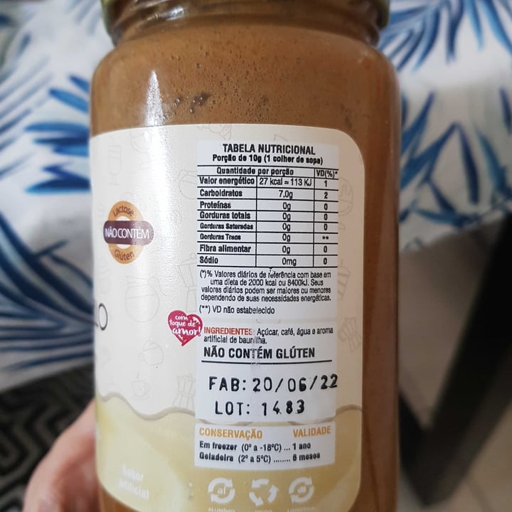 review photo of café caramello Creme de café - creme à base de café shared by @rebecaribeirobraga on 30 Jul 2022 - review