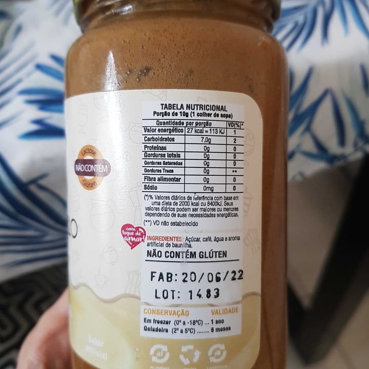 photo of café caramello Creme de café - creme à base de café shared by @rebecaribeirobraga on  30 Jul 2022 - review