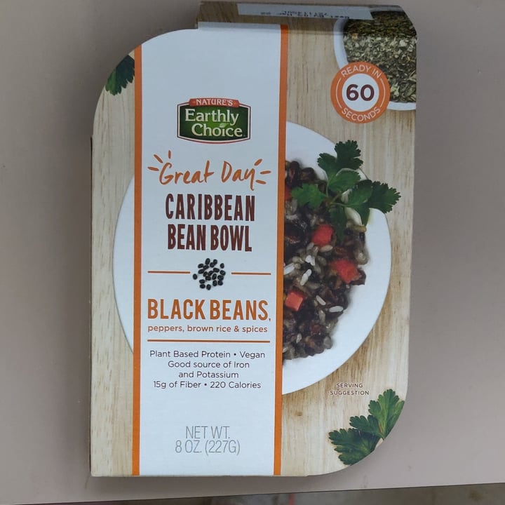 photo of Earthly Choice Caribbean Black Bean Bowl shared by @kqm219 on  27 Mar 2021 - review