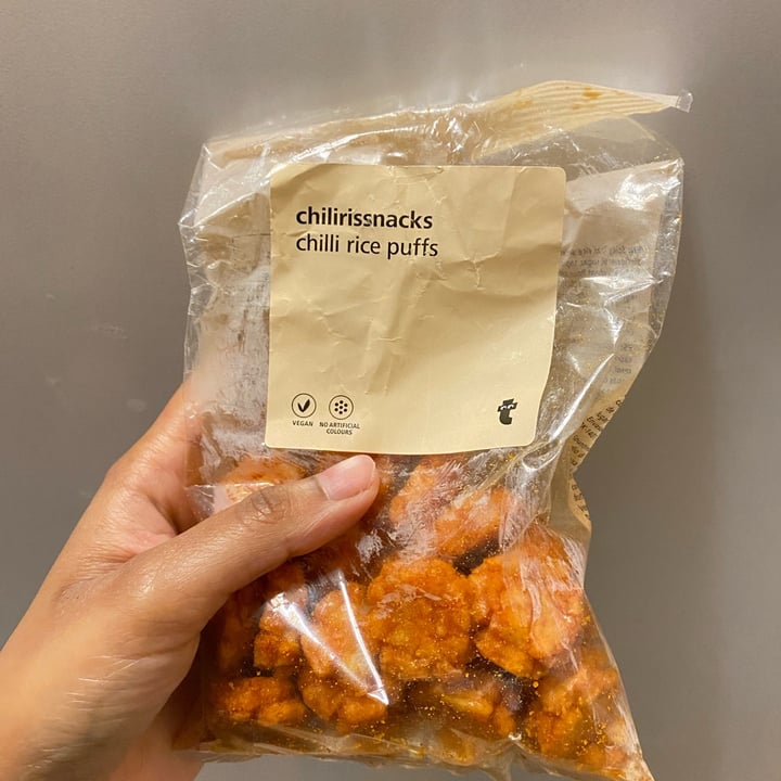 photo of Flying Tiger Chilli Rice Puffs shared by @stefveg97 on  13 Dec 2022 - review