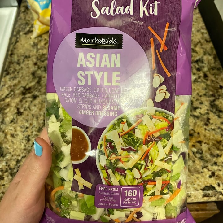 review photo of Marketside Asian Style Chopped Salad Kit shared by @veganlyssa on 11 Apr 2021 - review