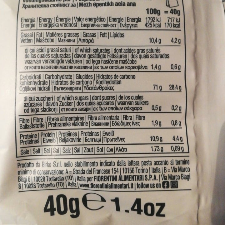 review photo of Fiorentini Rice snack rosmarino shared by @unatempestavegana on 24 Apr 2021 - review