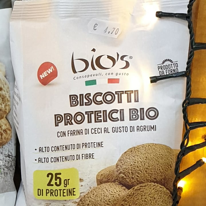 review photo of Bio's Merenderia Biscotti proteici agrumi shared by @salsina on 15 Dec 2021 - review