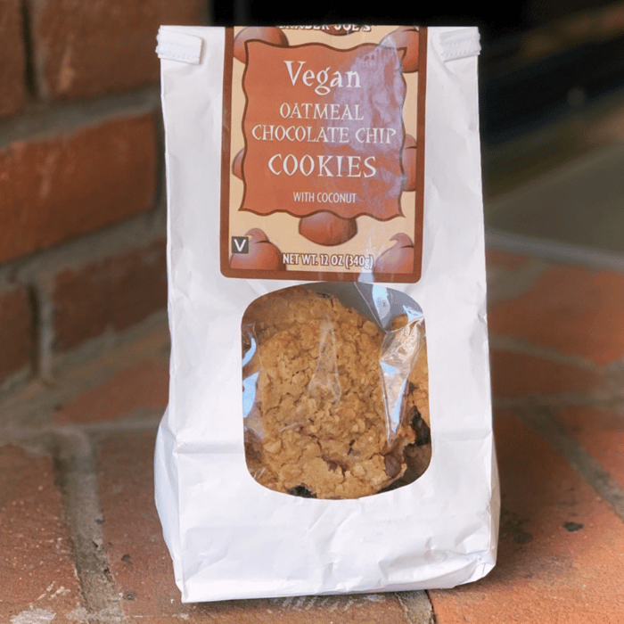 Vegan Oatmeal Chocolate Chip Cookies