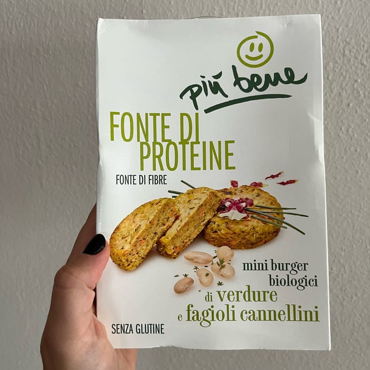 review photo of Piú bene Mini burger di verdure e fagioli cannellini shared by @meli90 on 19 Sep 2022 - review