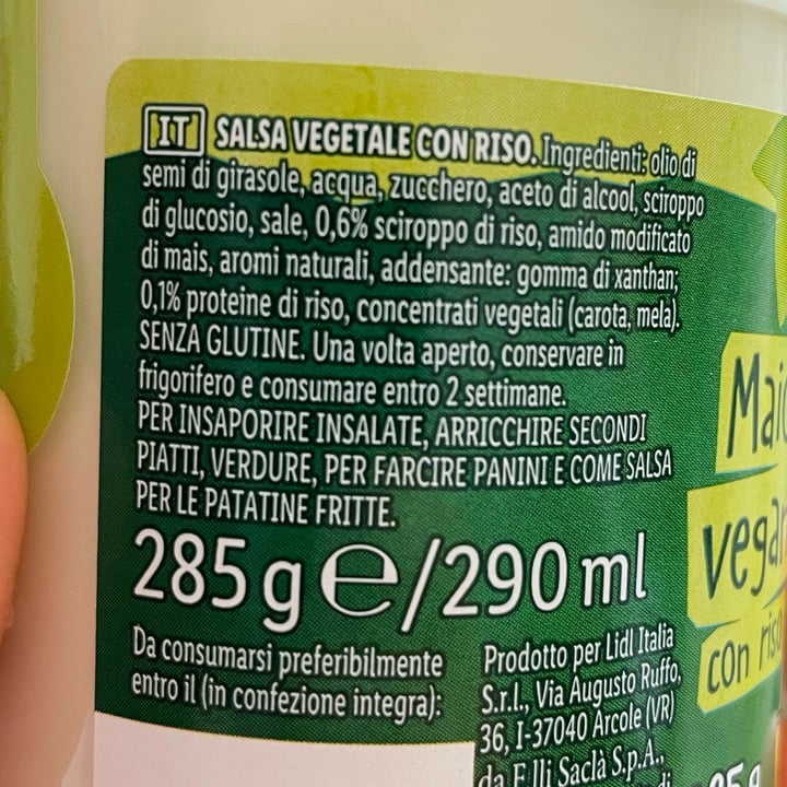 review photo of Vemondo Maionese Vegana con Riso shared by @kabu on 26 May 2022 - review