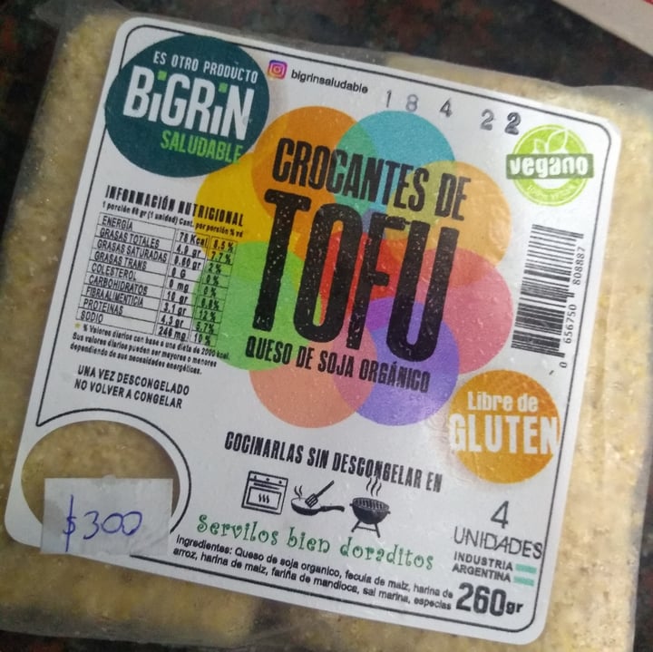 photo of BiGrin Crocante De Tofu shared by @laravillegas on  17 Jan 2022 - review