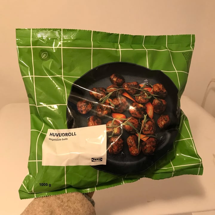 photo of Ikea Huvudroll vegetable balls shared by @nikyveg on  31 Mar 2022 - review