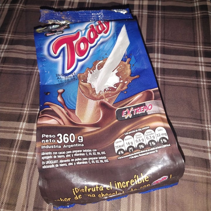 review photo of Toddy Toddy Cacao en Polvo Extremo shared by @agusvegana1990 on 30 Apr 2021 - review