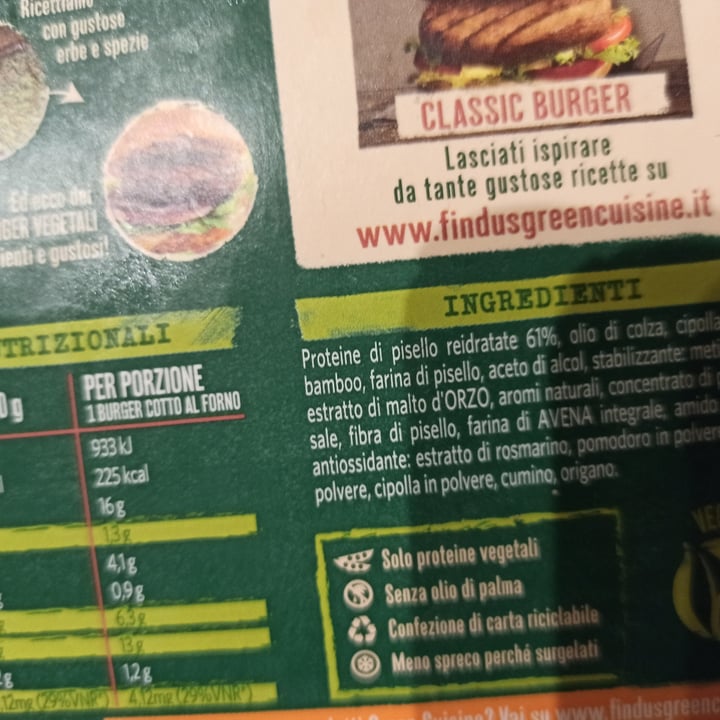 photo of Findus 2 Burger Vegetali shared by @metalcricia on  17 Feb 2022 - review