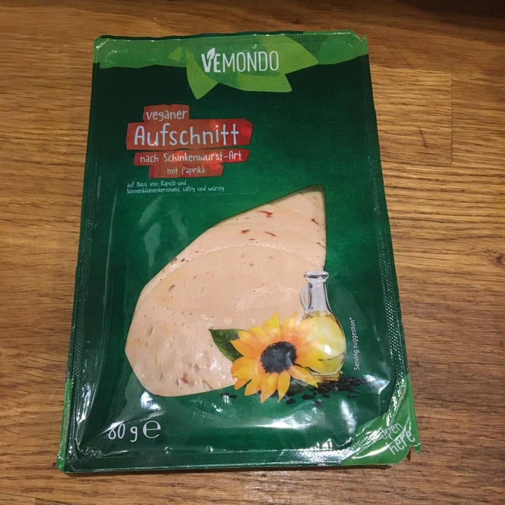 photo of Vemondo  veganer Aufschnitt nach Schinkenwurst art shared by @jany666 on  30 Jun 2022 - review