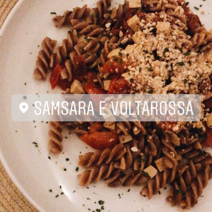 photo of Samsara e Volta Rossa Antipasti, primi, secondi e dolci vegan shared by @chyaralodrini on  12 Sep 2020 - review