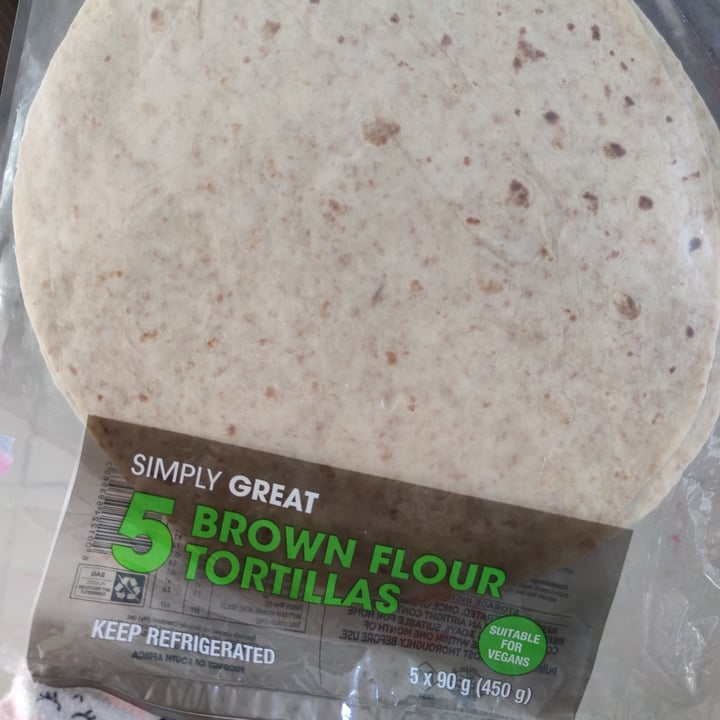 photo of Simply Great Brown flour tortillas shared by @curioussam on  16 May 2020 - review