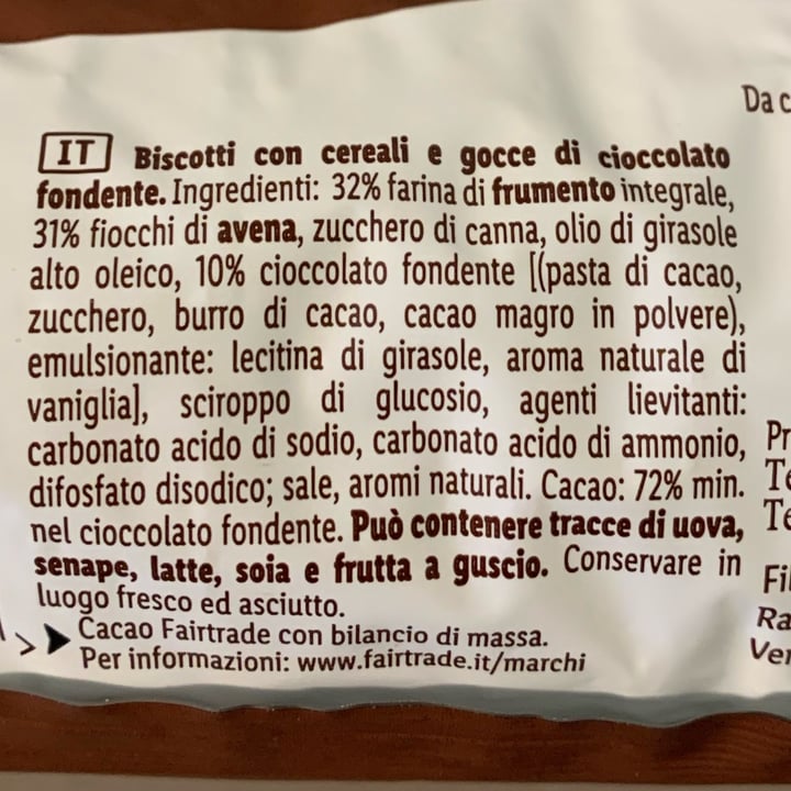 photo of Realforno Biscotti Cereali E Gocce Di Cioccolato shared by @giuli85 on  09 Jul 2022 - review
