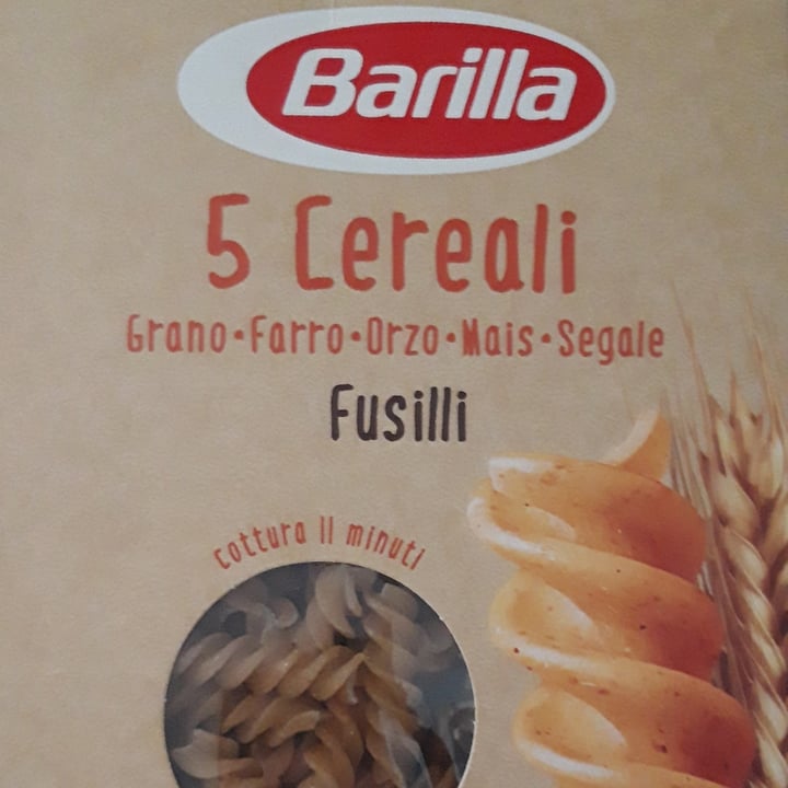 photo of Barilla 5 cereali Grano-Farro-Orzo-Mais-Segale Fusilli shared by @romanafranci on  16 Mar 2022 - review