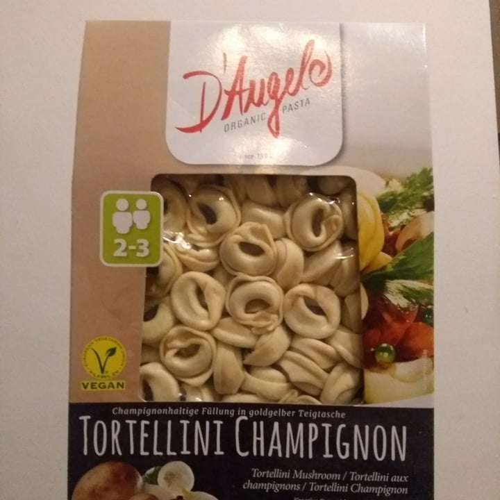 photo of D'Angelo Tortellini de champiñones shared by @lunavegan on  14 Oct 2020 - review