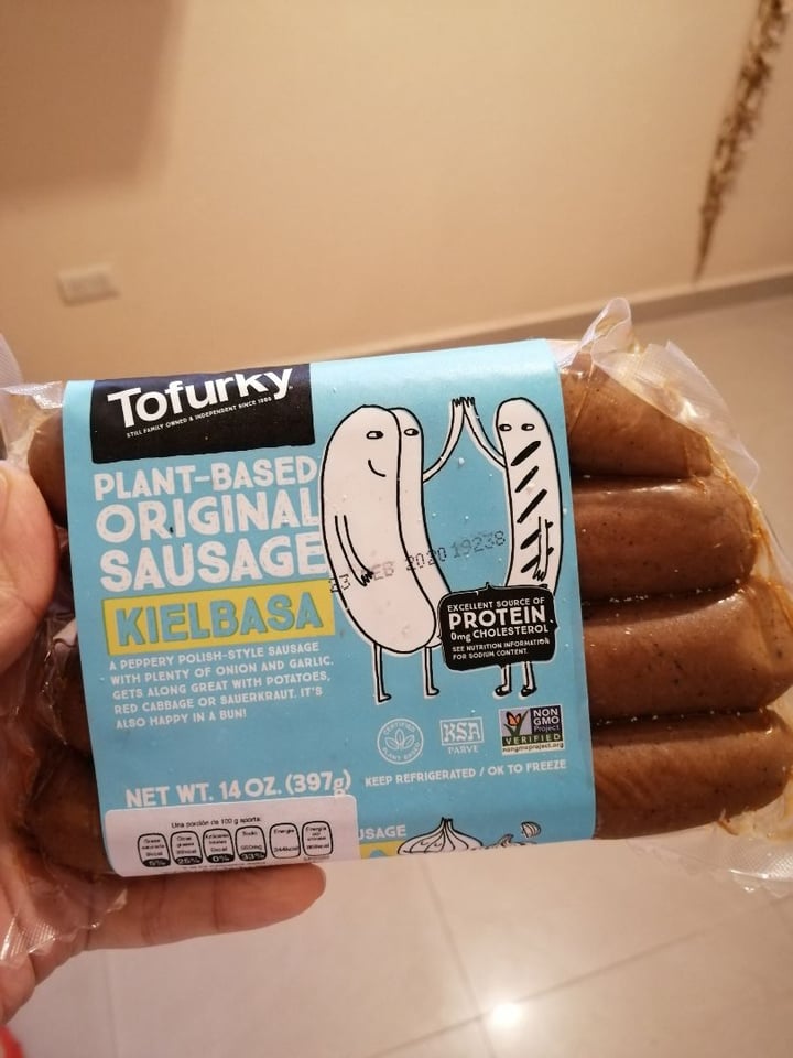 photo of Tofurky Plant-Based Sausage Kielbasa shared by @laurys on  22 Jan 2020 - review