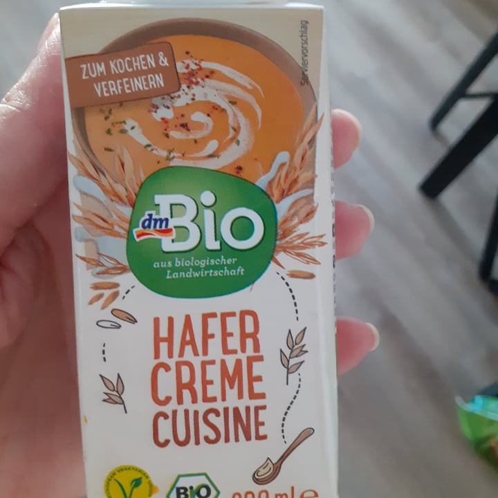 review photo of dmBio Hafer Creme Cuisine shared by @vegantonia92 on 10 Mar 2022 - review