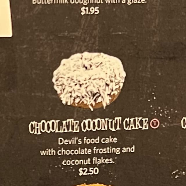 菜肴“Chocolate Coconut Cake”的照片