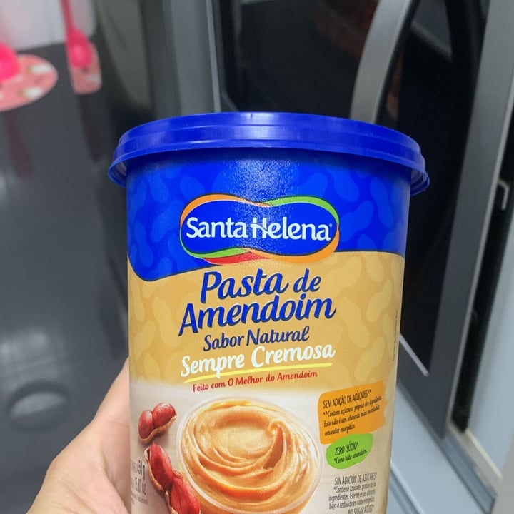 photo of Santa Helena indústria de alimentos pasta de amendoim integral shared by @adrianarbrites on  09 Nov 2022 - review